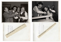 Lot of Twenty 10 x 8 Glossy Photos Featuring Shemp, Most From Three Stooges Films -- Very Good Condition